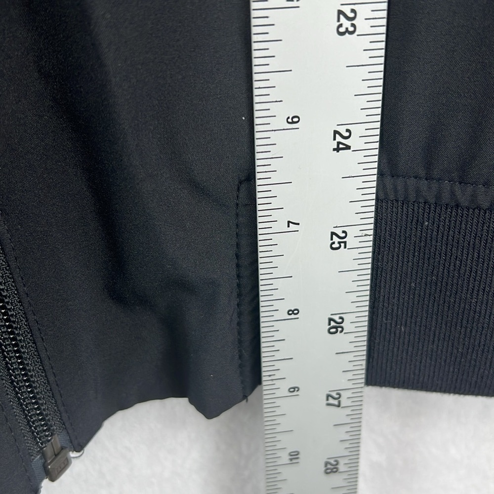 Unisex Banana Republic Lightweight Bomber Jacket XXL Black Polyester/Spandex EUC - Picture 10 of 11